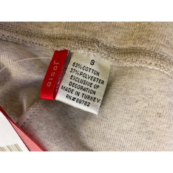 Natori Sport Small Lounge Velour Pants Grey Pink Athleisure Stretch Casual Y2K - Picture 6 of 8